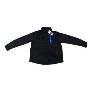 NWT Dakine Shacket Shirt Jacket Mens Large L Black Quilted Overshirt Snap Front